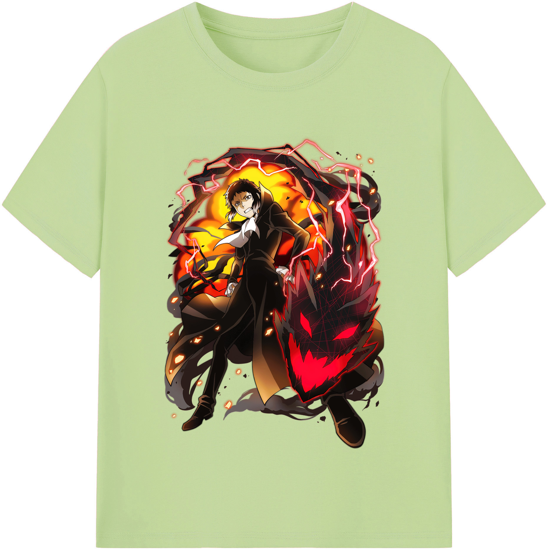 （画像用） 文豪ストレイドッグス Bungo Stray Dogs 綿100％半袖Tシャツ（フロントプリント）